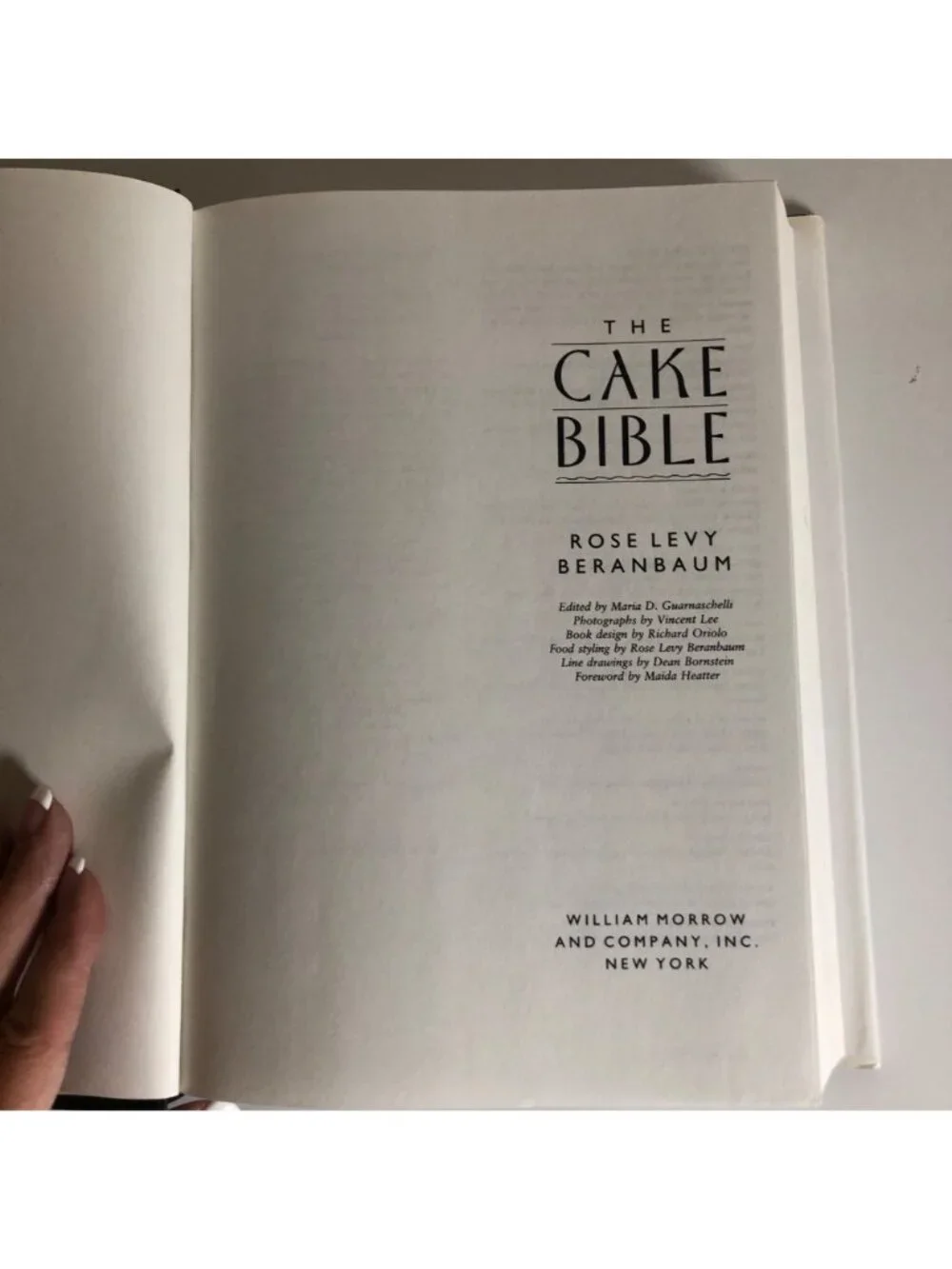 The Cake Bible Hardcover Book By Rose Levy Beranbaum Baking Guide